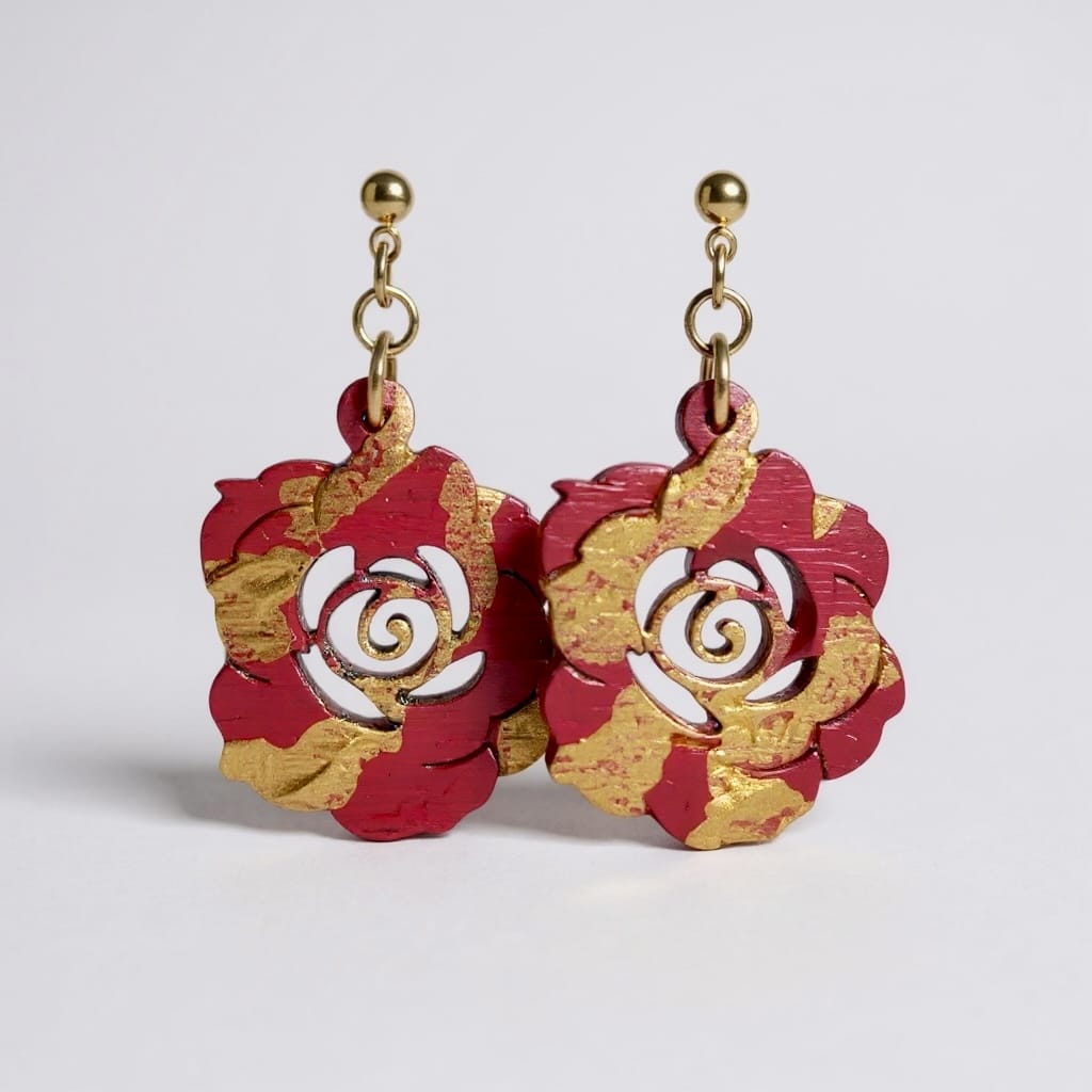 Boucles d'oreilles: sainte Thérèse de Lisieux